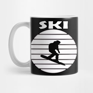 Ski Silhouette Mug